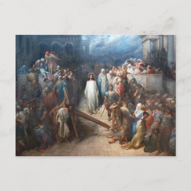 Kristus Lämnar Praetorium Vykort (Framsida)