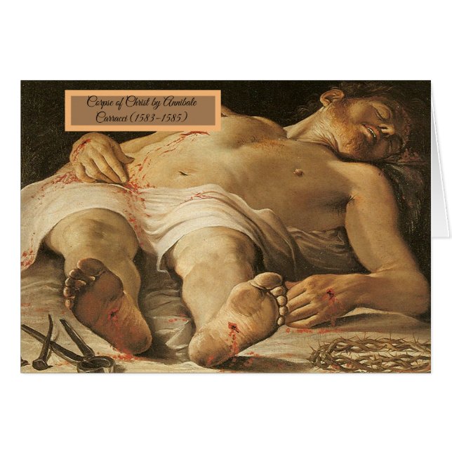 Kristus lik hälsningskort (Framsidan Horizontal)