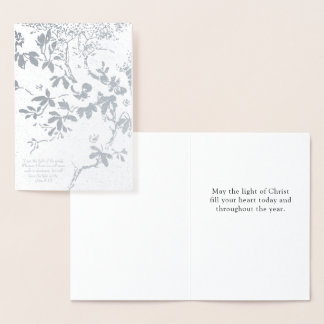 Kristus ljus folierat kort