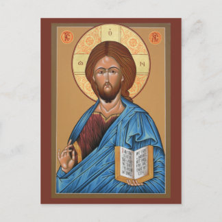 Kristus Ljuset Prayer Card Vykort