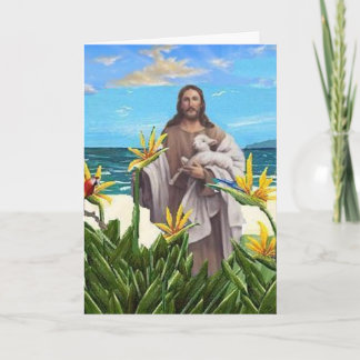 Kristus med födelse av paradise kort