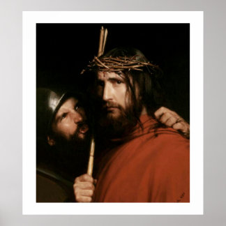 Kristus med Thorns av Carl Bloch.. Utskrift av fin Poster