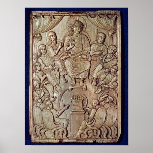 Kristus med tolv apostlar poster (Framsidan)