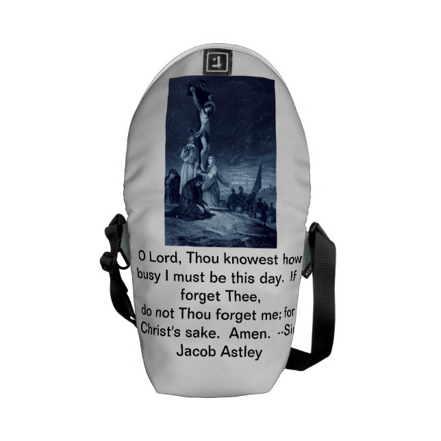 Kristus minns mig för att skola ryggsäck messenger bag (Öppen Baksida)