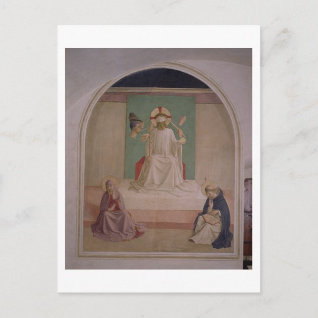 Kristus mocking med Virgin och St. Domi Vykort (Framsida)