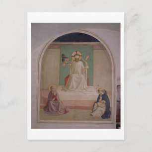 Kristus mocking med Virgin och St. Domi Vykort