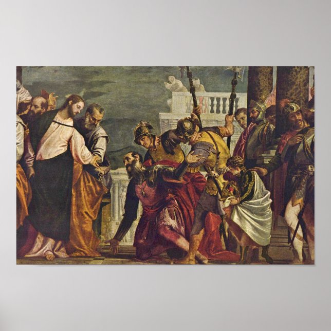 Kristus och århundradet av Capernaum från Veronese Poster (Framsidan)