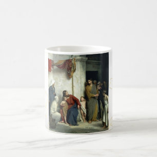 Kristus och Barnen av Carl Bloch Kaffemugg