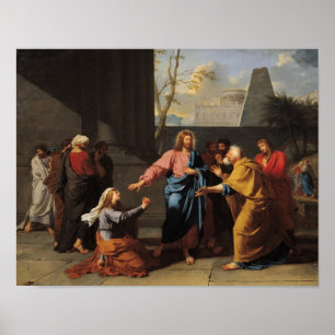 Kristus och Canaanite Woman, 1783-84 Poster