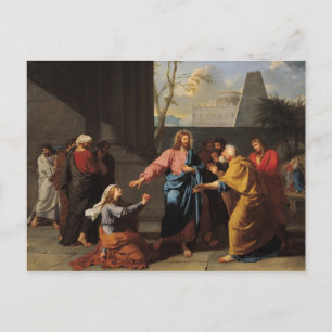 Kristus och Canaanite Woman, 1783-84 Vykort