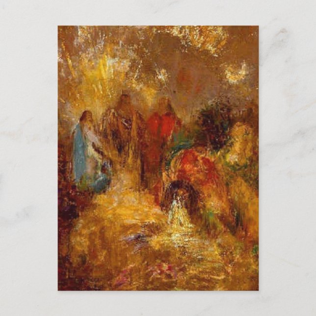 Kristus och hans lärdomar av Odilon Redon Postcard Vykort (Framsida)