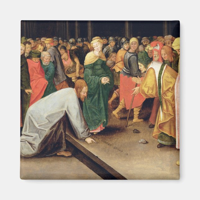 Kristus och kvinnor som blivit otrogna, 1628 magnet (Framsidan)
