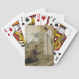 Kristus och Mary Magdalene på finska landsbygden Casinokort