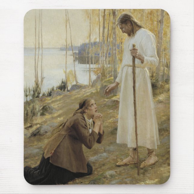 Kristus och Mary Magdalene på finska landsbygden Musmatta (Framsidan)
