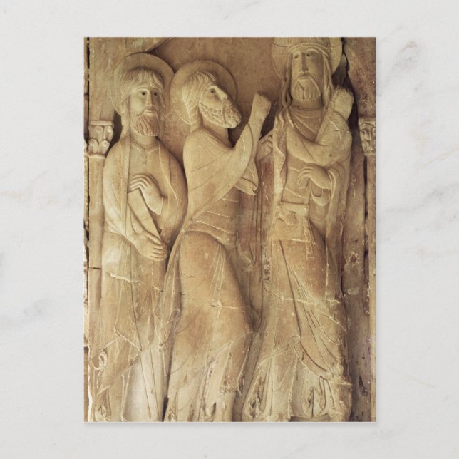 Kristus och Pilgrims of Emmaus Vykort (Framsida)