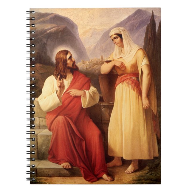 Kristus och samariern av Christian Schleisner Anteckningsbok (Framsidan)