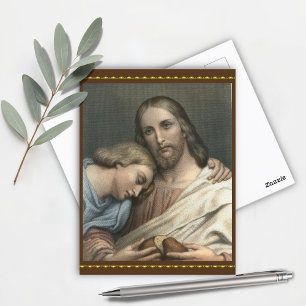 Kristus och St. John Vykort