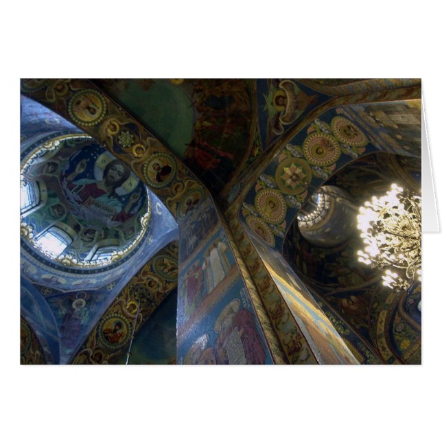 Kristus över hälsningskort (Framsidan Horizontal)