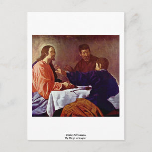 Kristus på emmaus av Diego Velázquez Vykort