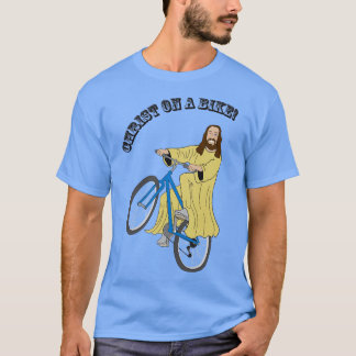 Kristus på en cykel t shirt