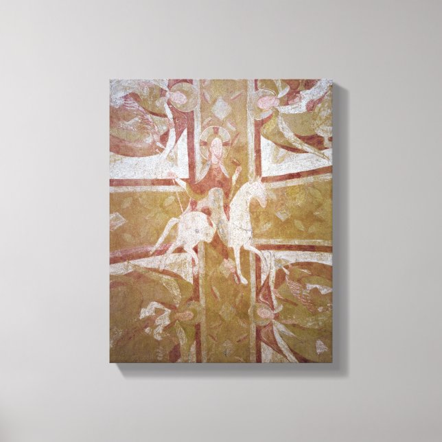 Kristus på en vit häst canvastryck (Framsida)