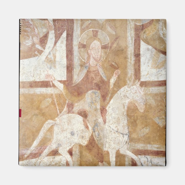 Kristus på en vit häst magnet (Framsidan)