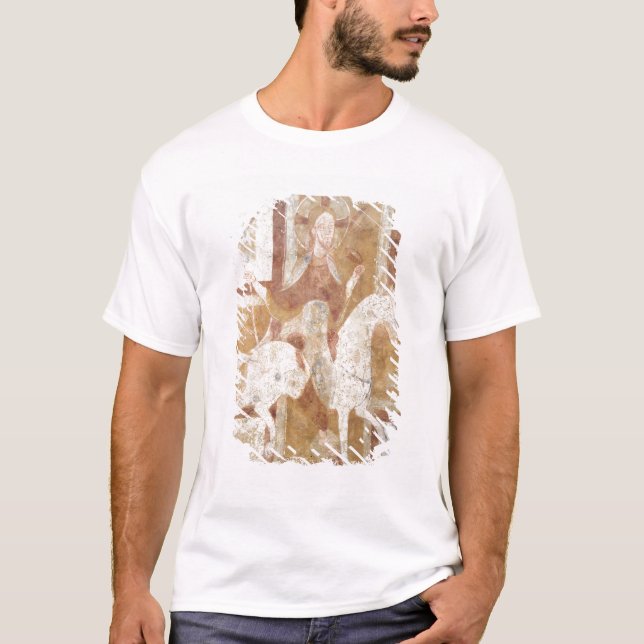 Kristus på en vithäst t shirt (Framsida)
