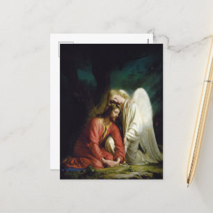 Kristus på Gethsemane av Carl Bloch Helg Vykort