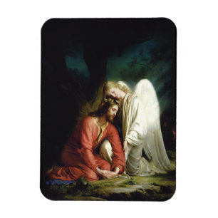 Kristus på Gethsemane av Carl Bloch, Religiösa Magnet