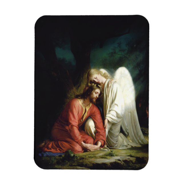 Kristus på Gethsemane av Carl Bloch, Religiösa Magnet (Vertikal)