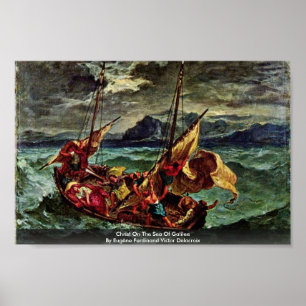 Kristus på havet av Galilee Poster