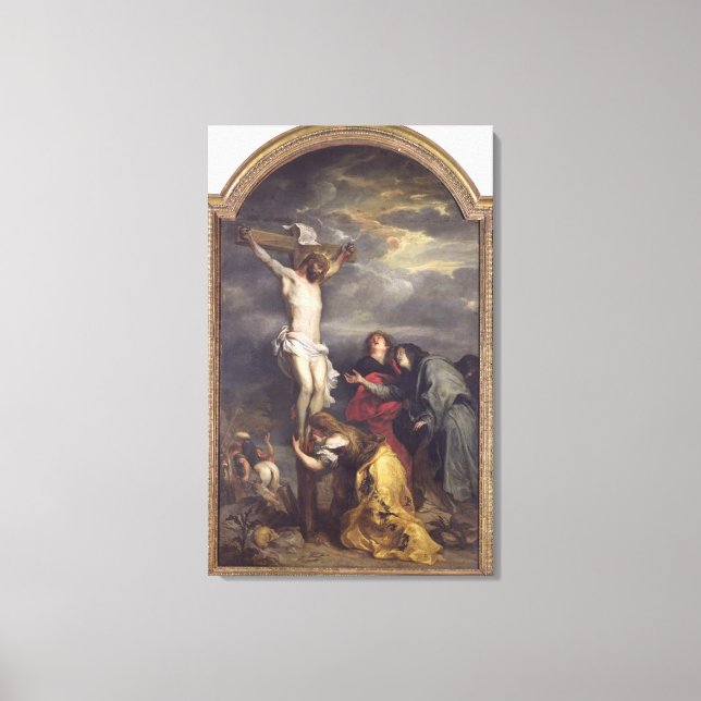 Kristus på Kor, 1628-30 Canvastryck (Framsida)
