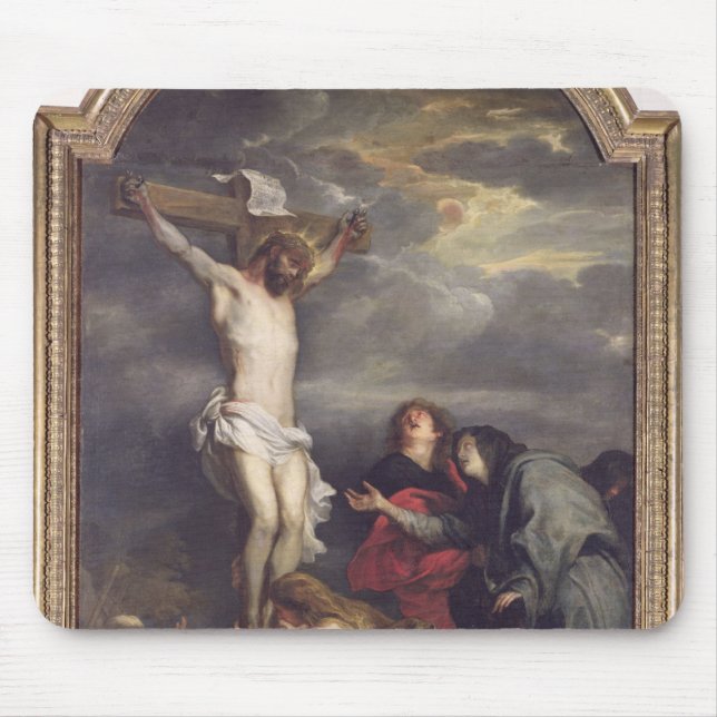 Kristus på kor, c.1628-30 musmatta (Framsidan)