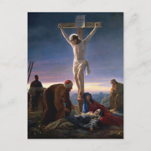 Kristus på korset av Carl Bloch vykort