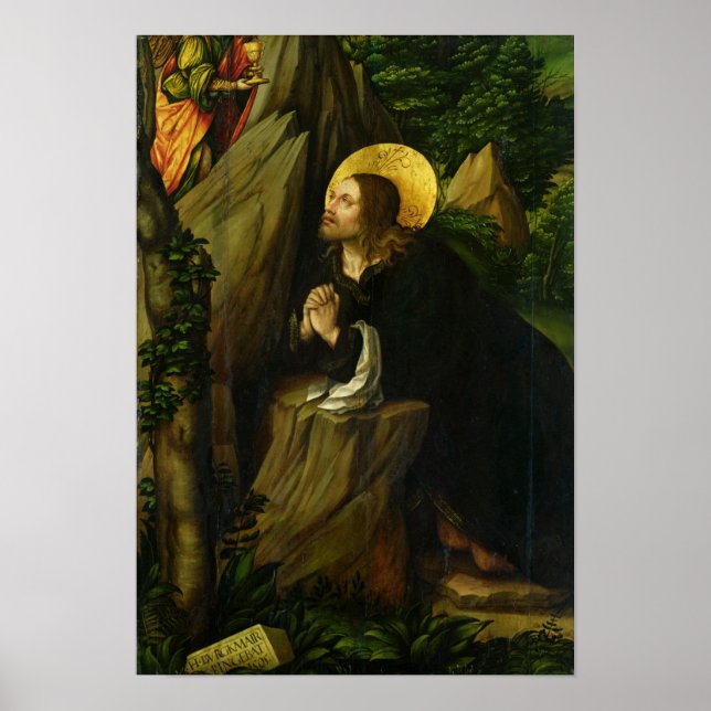 Kristus på Olivberget, 1505 Poster (Framsidan)