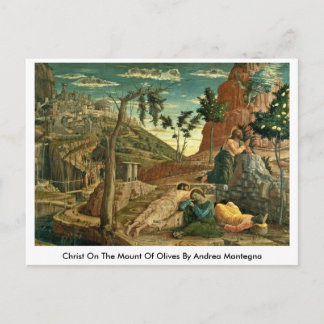 Kristus på Olivberget av Andrea Mantegna Vykort