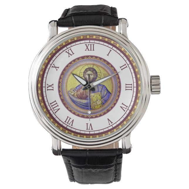 Kristus Pantocrator Armbandsur (Framsida)