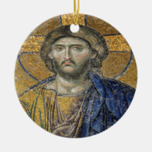 Kristus Pantocrator Mosaic Iconic Religiösa Roman 
