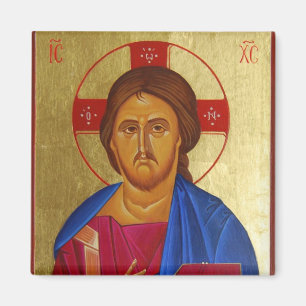 Kristus Pantocrator Orthodox ikon magnet