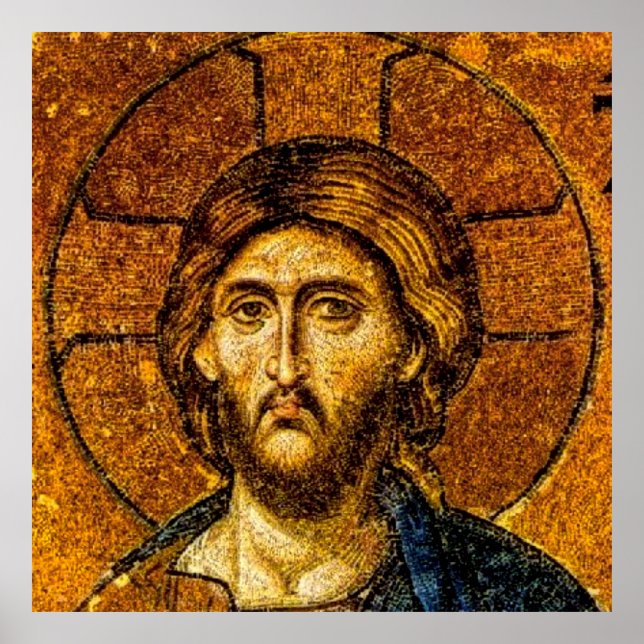 Kristus Pantocrator Poster (Framsidan)