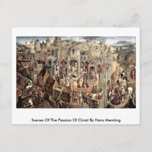 Kristus passion av Hans Memling Vykort