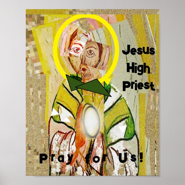 Kristus, prästen poster (Framsidan)