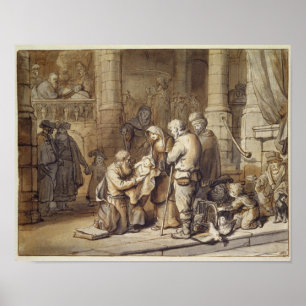 Kristus presentation i Temple Poster