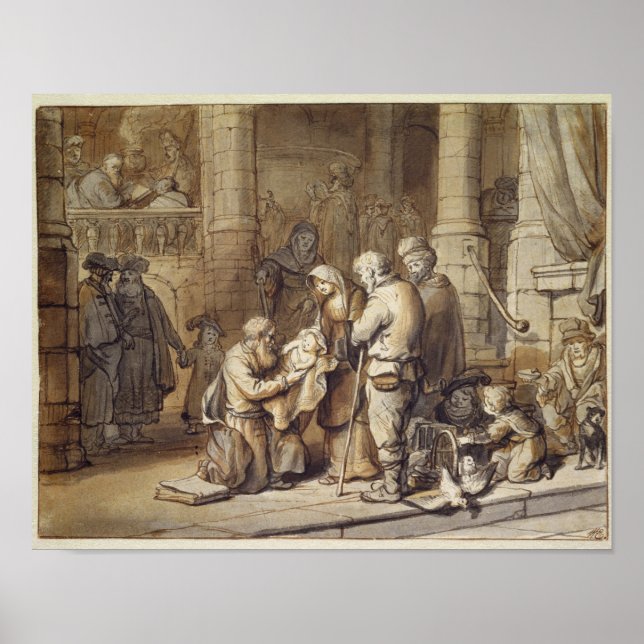 Kristus presentation i Temple Poster (Framsidan)