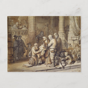 Kristus presentation i Temple Vykort
