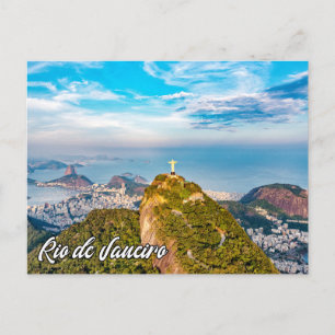 Kristus Redeemer, Rio de Janeiro, Brasilien Helg Vykort