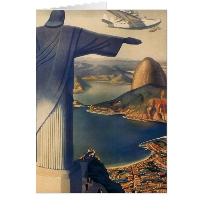 Kristus Redeemer Statue, Rio De Janeiro, Brasilien Hälsningskort (Framsidan)