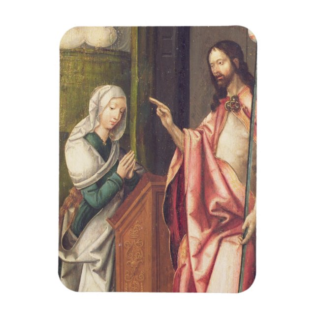 Kristus Redeemer välsignar en kvinna (panel) Magnet (Vertikal)
