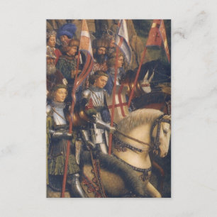 Kristus riddare (Gent Altarpart), Jan van Eyck Inbjudningar