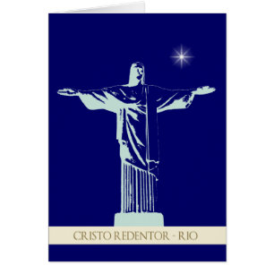Kristus Rio de Janeiro Hälsningskort